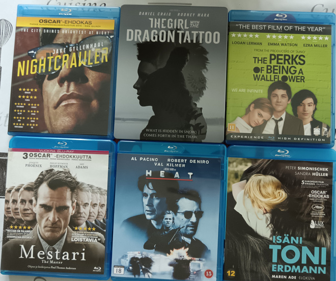 6 Blu-ray elokuvaa (paketti)