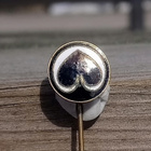 Porin Ässät ??? Emalinen merkki. Halkaisija - 11 mm. - pikkukuva 2
