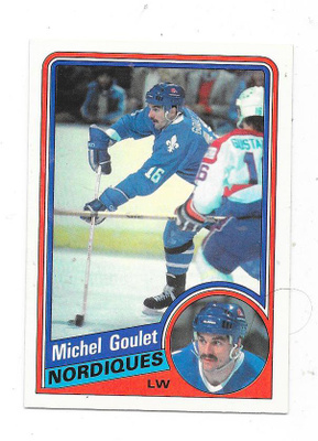 1984-85 OPC #280 Michel Goulet , Quebec Nordiques