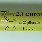 2001 MONACO 1euron rulla sis. 25 UNC kolikkoa - pikkukuva 1