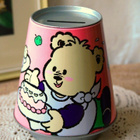 Vintage Kawaii Little Bear Säästöpankki 80-luvulta - Karhu - pikkukuva 2