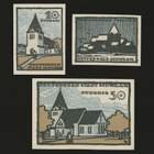 Saksa Notgeld 10, 25, 50 Pfg, Schwaan 1922 - pikkukuva 1