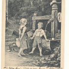 Lapset kaivolla - Carte Postale - kulk. 1902 - pikkukuva 1
