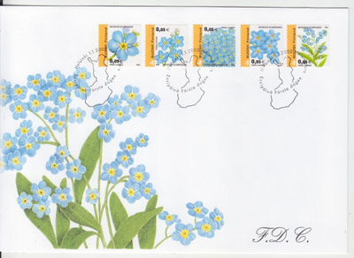 FDC 2002  0,05€ kukka