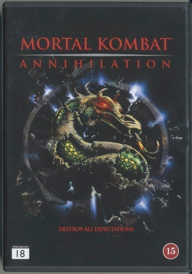 MORTAL KOMBAT 2 HÄVITYS / Annihilation – Suomi-DVD 1997/2011