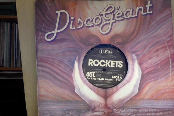 ROCKETS  ::  ON THE ROAD AGAIN  ::  VINYYLI MAXI PROMO  1978