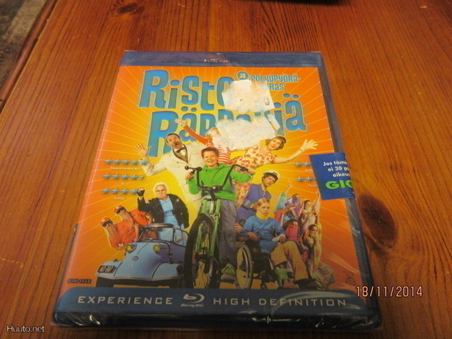 Risto Räppääjä ja Polkupyörävaras (Blu-ray) *UUSI*