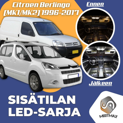 Citroen Berlingo Sisätilan LED-sarja 7-osainen