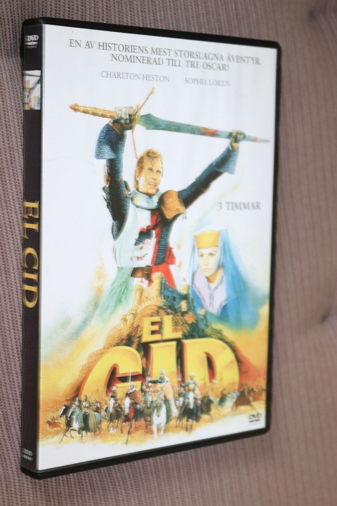 DVD El Cid ( 1961 Charlton Heston Sophia Loren )