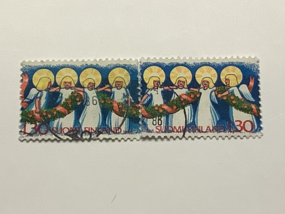 1002-3 / 1986 Joulu Enkelit o leimattu
