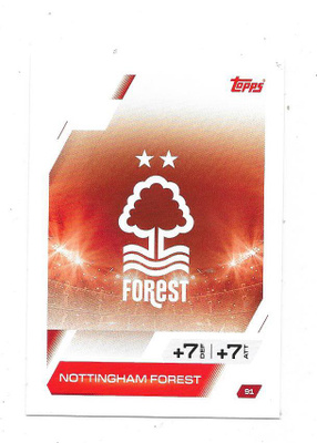2025-26 Topps Match Attax #91 Nottingham Forest , Logo
