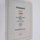 Almanack för året 1989 efter vår Frälsares Kristi födelse - pikkukuva 1