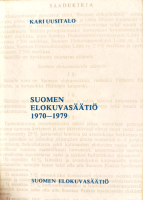 Kari Uusitalo: Suomen elokuvasäätiö 1970-1979