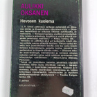 Aulikki Oksanen : Hevosen kuolema - pikkukuva 2