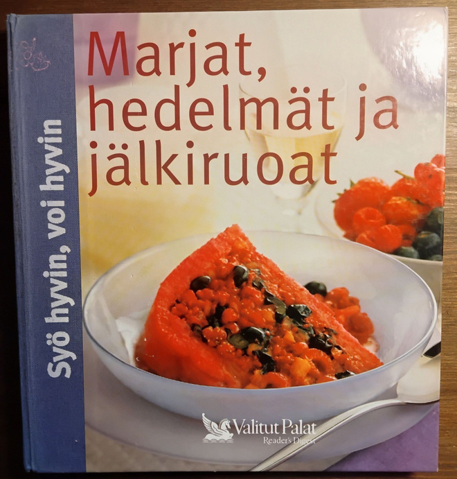 Marjat, hedelmät ja jälkiruoat (sid.)