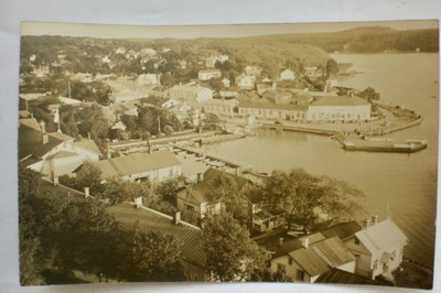 VANAH Valokuva Postikortti Naantali 1920-l