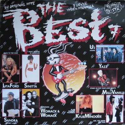 BEST 7 (2-LP), 1988, mm. Sandra, J.Donovan, U2, Lita Ford