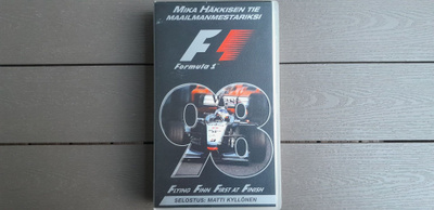 VHS: Mika Häkkisen Tie Maailmanmestariksi Formula 1 998