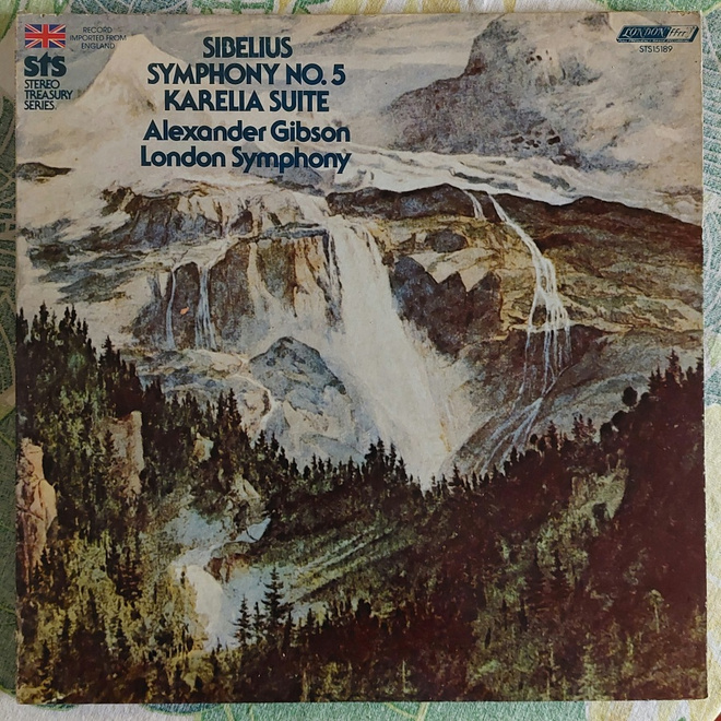 Sibelius: Symphony no.5 Karelia Suite LP  ( 1975 )  STS15189