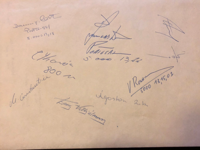 Yleisurheilijoita paperilla (saatu 1988)