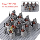 LOTR lego Dwarf warriors x 11 comp  - HEAD HUNTER STORE. - pikkukuva 1