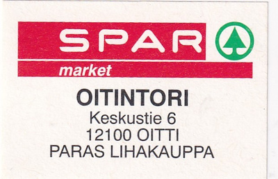Oitti, Oitintori , SPAR  b588