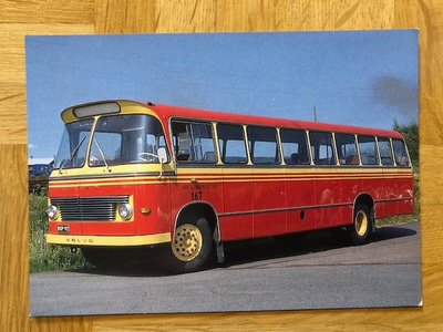 Postikortti Linja-auto Volvo B 635 Wiima 1966 - kuva