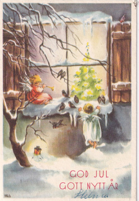 Linnut , God Jul Gott nytt år , b598