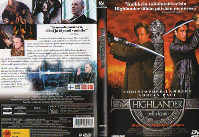 Highlander-Pelin Loppu (59 245) k -FI- DVD suomik. christop