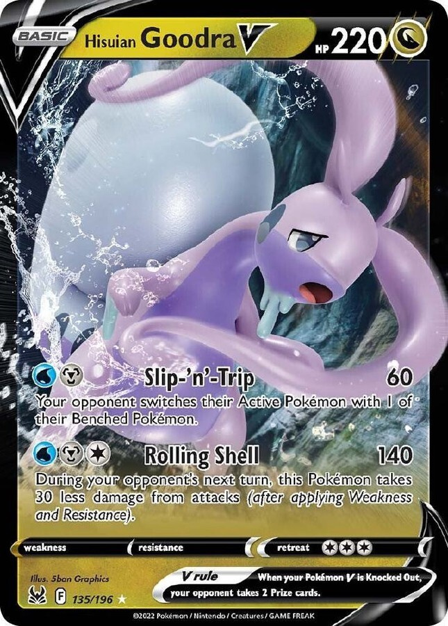 Hisuian Goodra V 135/196 - Lost Origin - NM/M