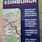 Edinburgh Streetfinder Collins Kartta laaja - pikkukuva 1