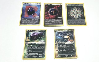 Pokemon - 5kpl Ex Team Rocket Returns holo korttia