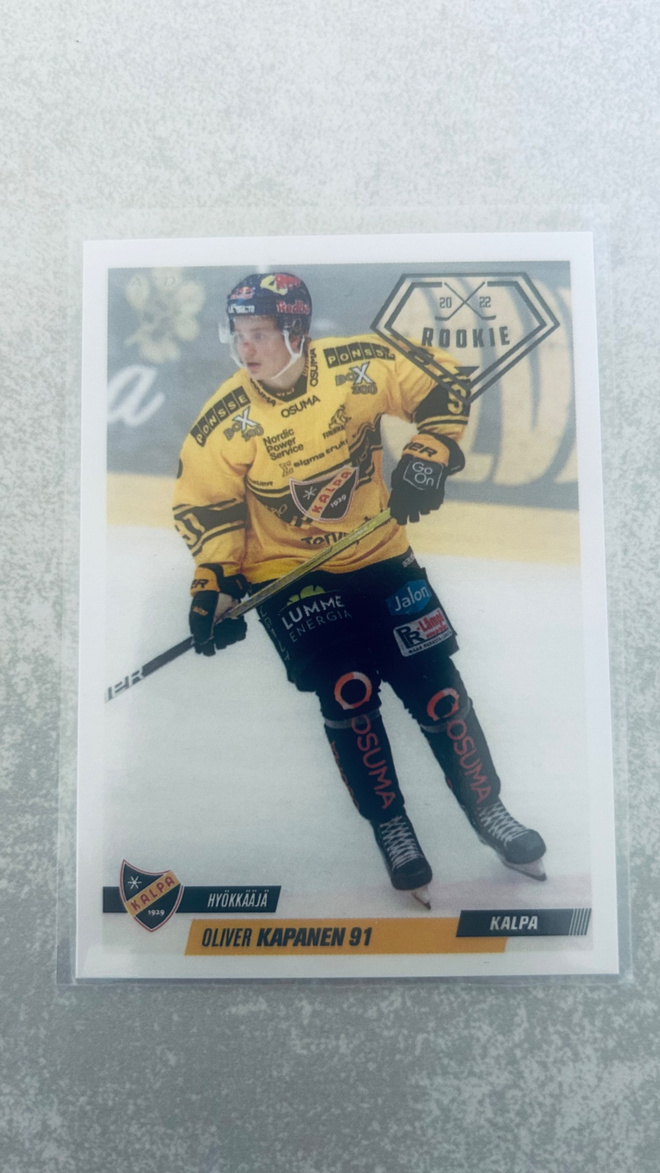 Cardset 2022-23 #252 RC Oliver Kapanen – KalPa Rookie