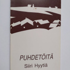Siiri Hyytiä : Puhdetöitä (signeerattu) - pikkukuva 1