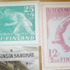 2 VANHAA Julistetta Olympia 1952 Postimerkkiaiheiset - pikkukuva 1