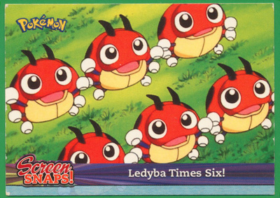 Pokémon 2001 Topps Ledyba Times Six!