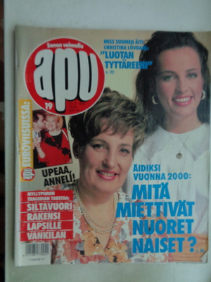 Apu lehti Nro 19/1989 (16.8)