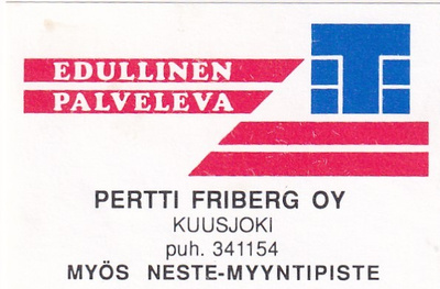 Kuusjoki, Pertti Friberg Oy b588
