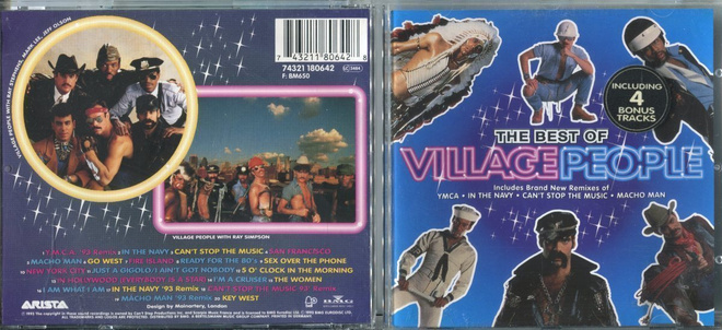 VILLAGE PEOPLE . CD-LEVY . THE BEST OF VILLAGE PEOPLE