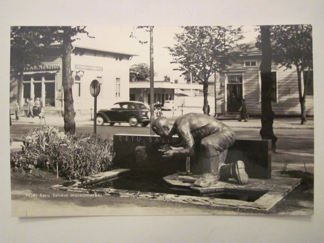 VANHA Postikortti Pori 1950-l Alkup.Mallikappale