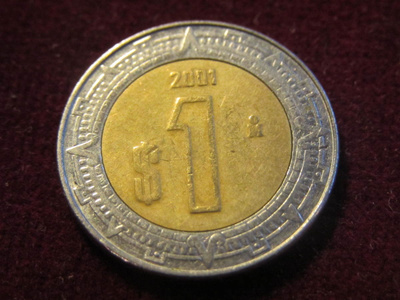 1 peso 2001 Meksiko