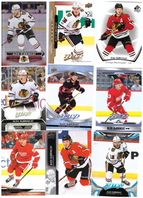 9 x ALEX DeBRINCAT Blackhawks, Red Wings, Senators
