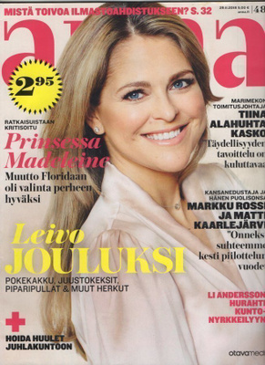 Anna n:o 48 2018 Madeleine. Tiina. Elena. Tarja.