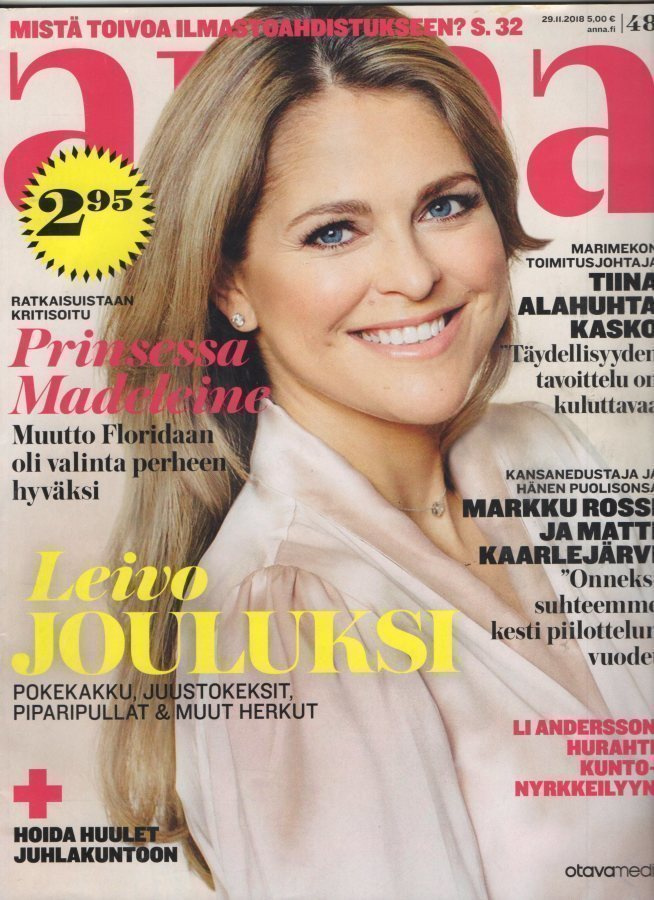 Anna n:o 48 2018 Madeleine. Tiina. Elena. Tarja.