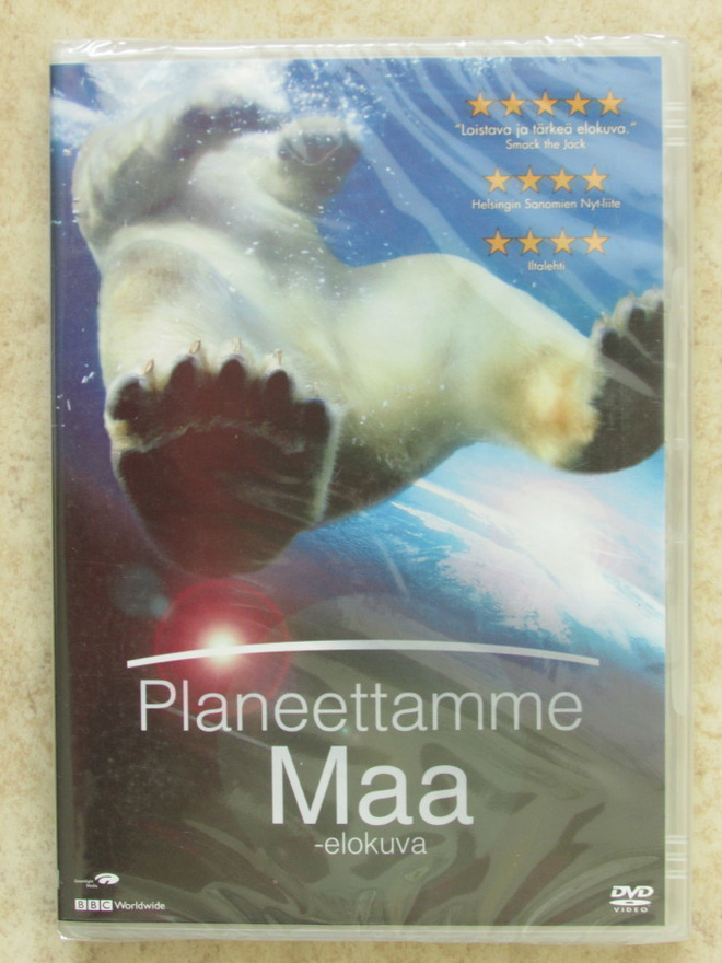 Planeettamme Maa -elokuva, DVD. UUSI