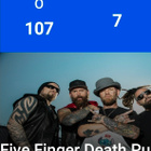 2 kpl Five finger death punch lippuja 22.2.27 - pikkukuva 1