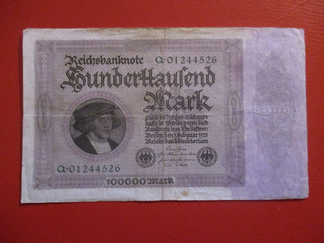 GERMANY 100 000 MARK 1923 (K16-S46)