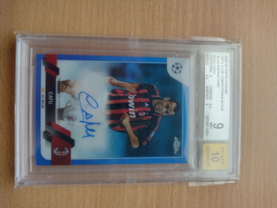 Topps Chrome UEFA 2022/23 Cafu AC Milan autograph /150 BGS 9