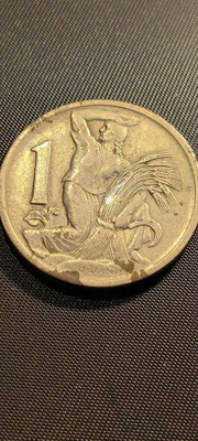 Republika Ceskoslovenska,1 Koruna,1922