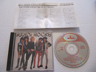 Hanoi Rocks Self Destruction Blues Japanilainen CD